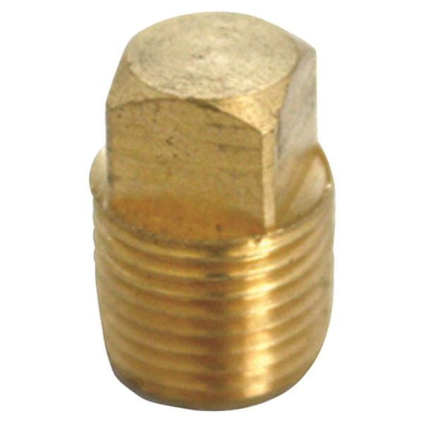 Homeplus+ ATC 3/4 in. MPT Brass Square Head Cored Plug 6JC120810701015 - main
